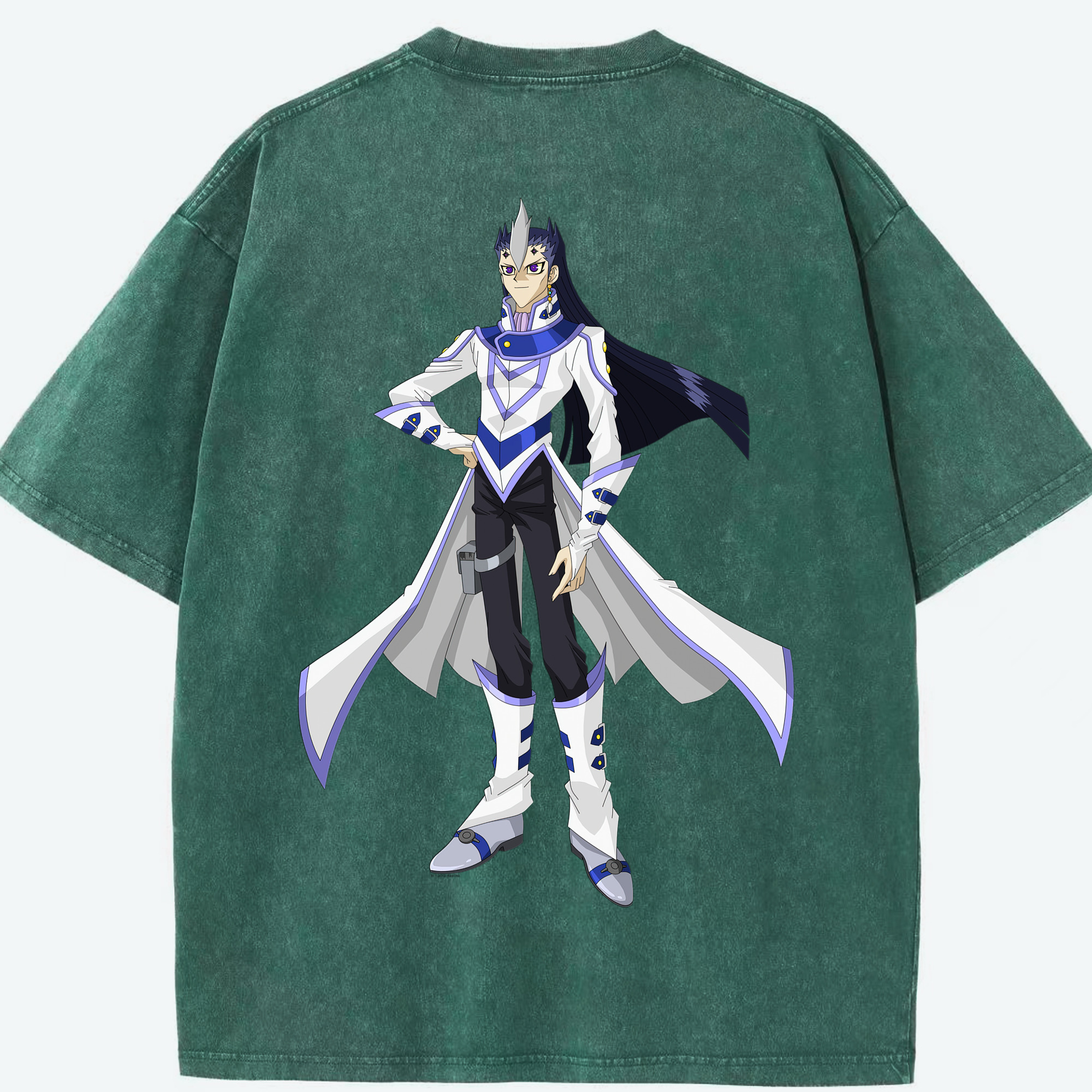 （画像用） 遊☆戯☆王 Yu-Gi-Oh! 綿100% ヴィンテージ風 半袖Tシャツ（背面プリント）